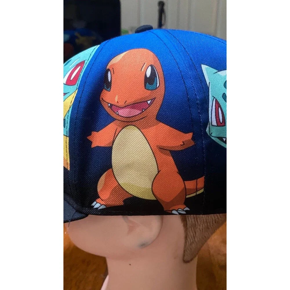 Pokemon company Youth OSFM Snapback Flatbill Hat Pikachu